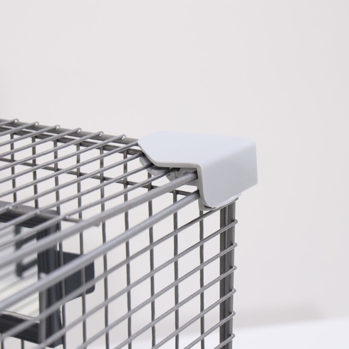 Клетка для птиц Клетка для птиц "Пижон" №100, разборная, 42 х 30 х 37см (укомплект.) серая