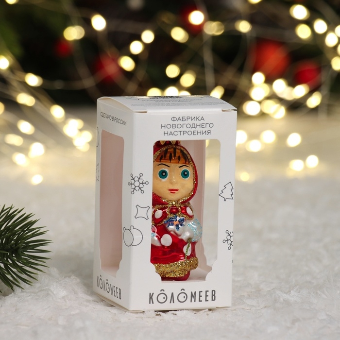 Ёлочное украшение Ёлочное украшение "Девочка" h-8 см