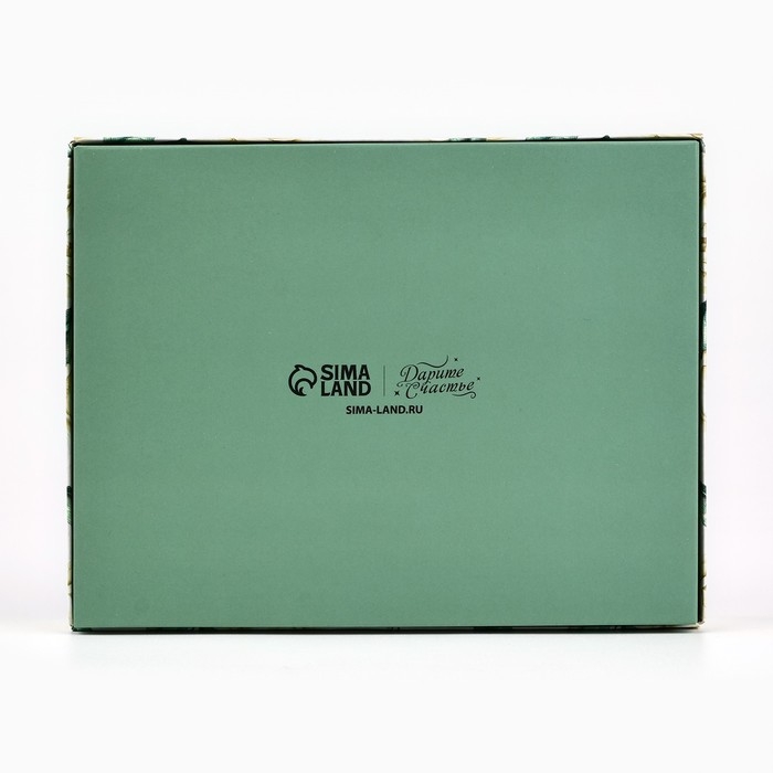 Коробка складная под 12 конфет «С любовью», 14,4 х 18,4 х 3,8 см