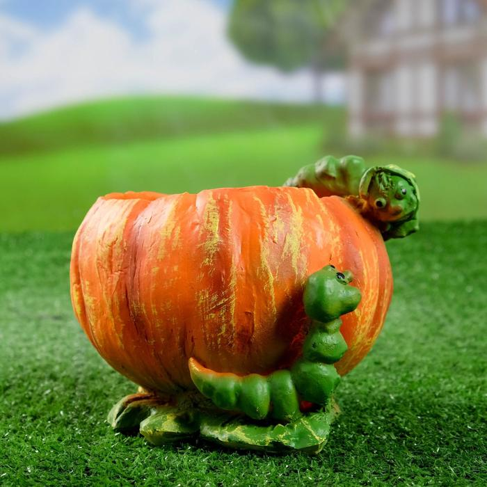 Фигурное кашпо Фигурное кашпо "Тыква" 17х12см