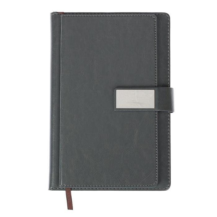 Ежедневник недатированный А5, 100 листов в клетку, с хлястиком, обложка пвх, МИКС Ежедневник недатированный А5, 100 листов в клетку, с хлястиком, обложка пвх, МИКС