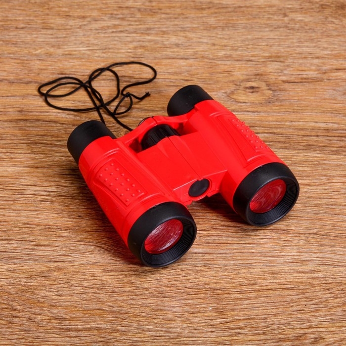 Бинокль 4х, детский, пластик, резина, микс, 10х11 см Бинокль 4х, детский, пластик, резина, микс, 10х11 см