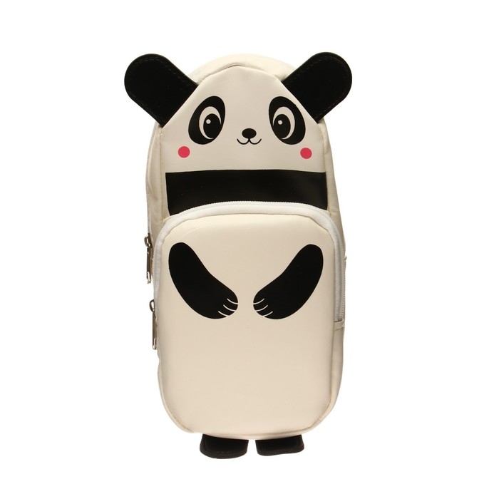 Пенал школьный на молнии Calligrata Пенал школьный на молнии Calligrata "Зверушка", 2 отделения, МИКС