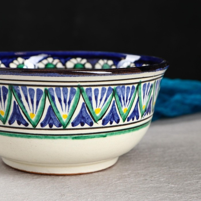 Коса Риштанская Керамика  Коса Риштанская Керамика "Узоры" 14,5 см, малая, микс