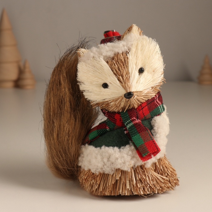 Декор Декор "Енотик в зимней одёжке" 8х13х14 см