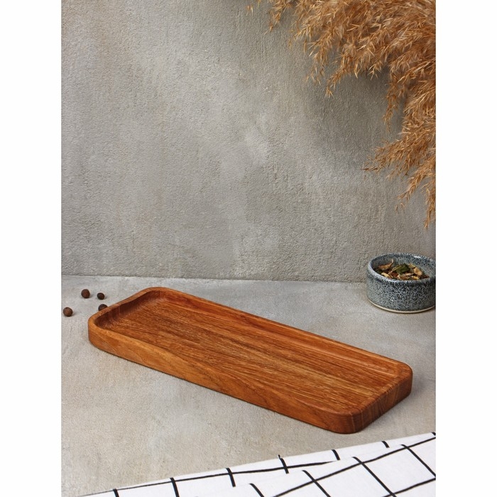 Подставка для столовых приборов и специй «Делия», 28×11×2 см, дуб