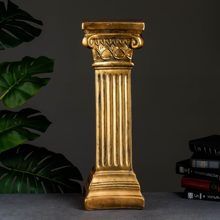Колонна Колонна "Античная малая" 18х18х58см бронза