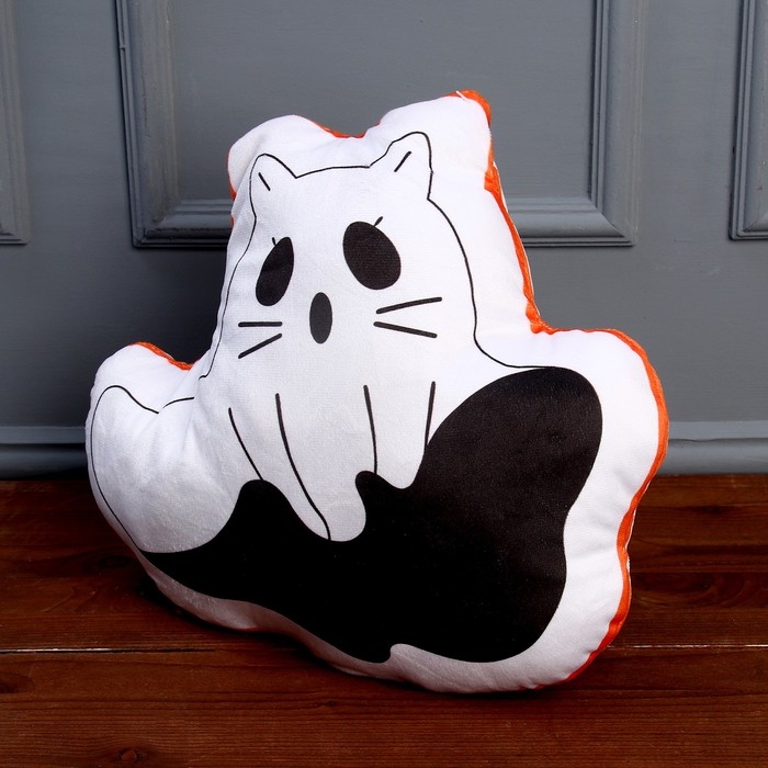 Мягкая игрушка «Привидение» с ушками, цвет белый Мягкая игрушка «Привидение» с ушками, цвет белый