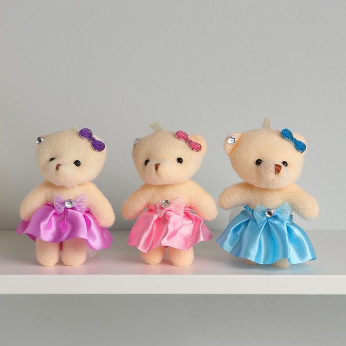 Мягкая игрушка «Мишка», на брелоке, цвета МИКС Мягкая игрушка «Мишка», на брелоке, цвета МИКС