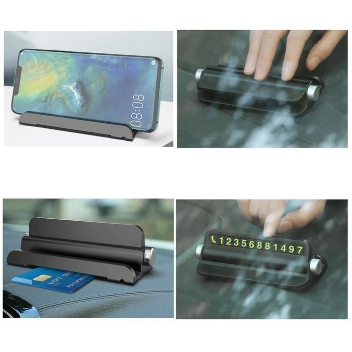 Табличка для номера телефона поворотная, черный Табличка для номера телефона поворотная, черный