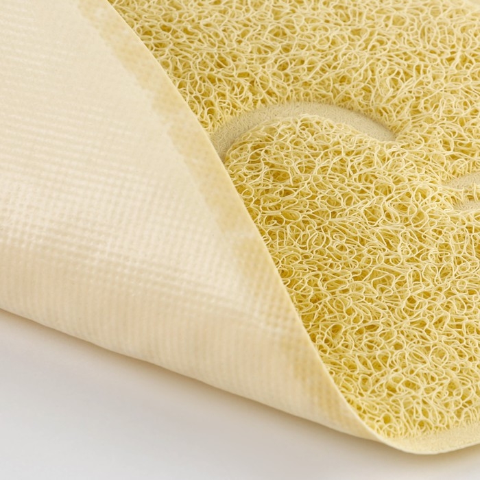 Коврик универсальный под миску и лоток «Мордочка», 30х40 см, бежевый Коврик универсальный под миску и лоток «Мордочка», 30х40 см, бежевый