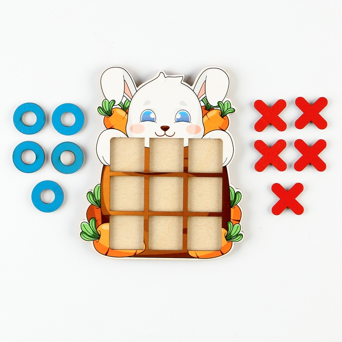 Настольная игра «Крестики-нолики Зайка» Настольная игра «Крестики-нолики Зайка»