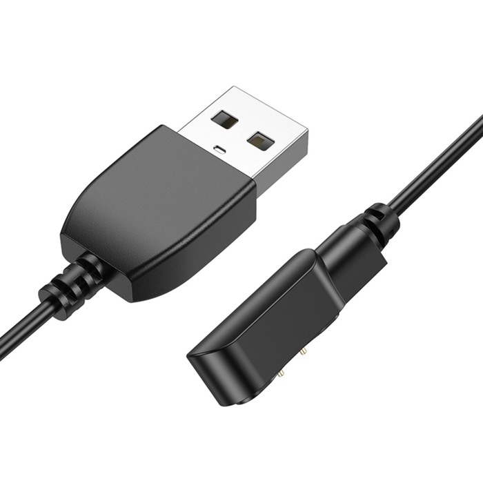 Кабель для зарядки смарт-часов Hoco Y10, 60 см, черный Кабель для зарядки смарт-часов Hoco Y10, 60 см, черный