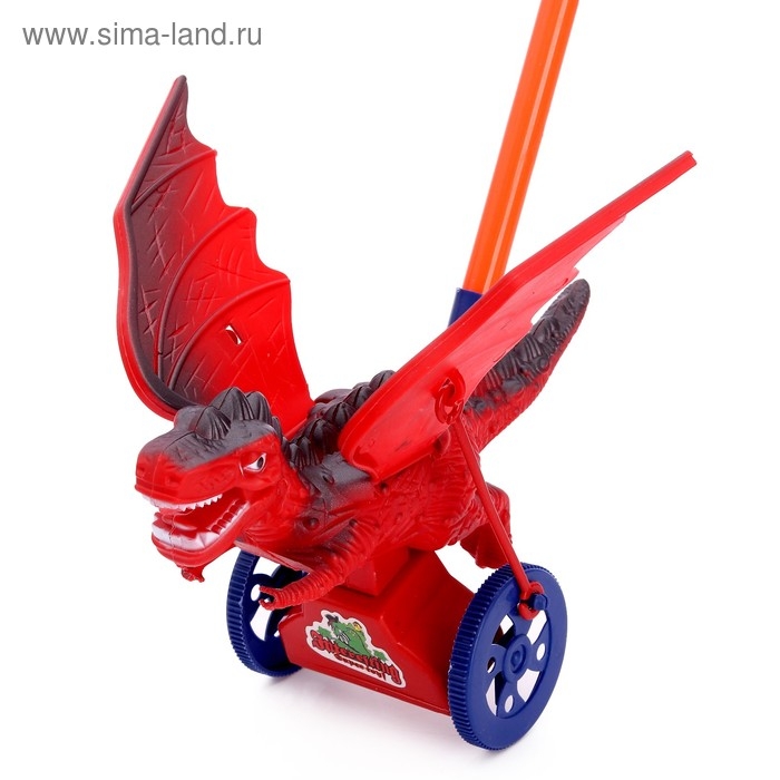 Каталка на палке «Дракоша», МИКС Каталка на палке «Дракоша», МИКС