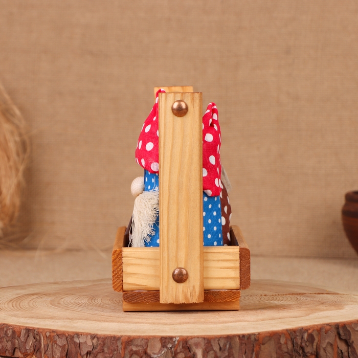 Оберег - домовой Оберег - домовой "Васёк в ящике", 15 х 16 см, микс