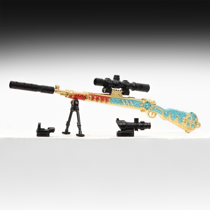 Сувенирное оружие мини снайперская винтовка Сувенирное оружие мини снайперская винтовка "Ice Queen" 26см