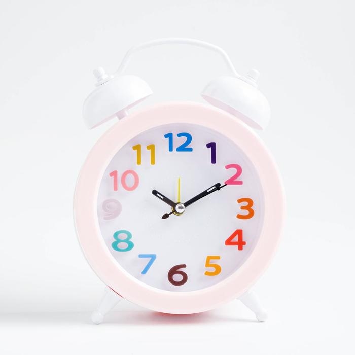 Часы настольные будильник детский Часы настольные будильник детский "Гармония", циферблат d-10 см, 14 х 12.5 см