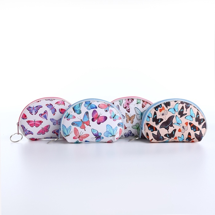 Кошелёк монетница на молнии, цвет МИКС Кошелёк монетница на молнии, цвет МИКС