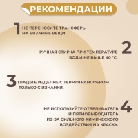 Термотрансфер «Дикий медведь», 18,6 × 20,3 см, цена за 1 лист