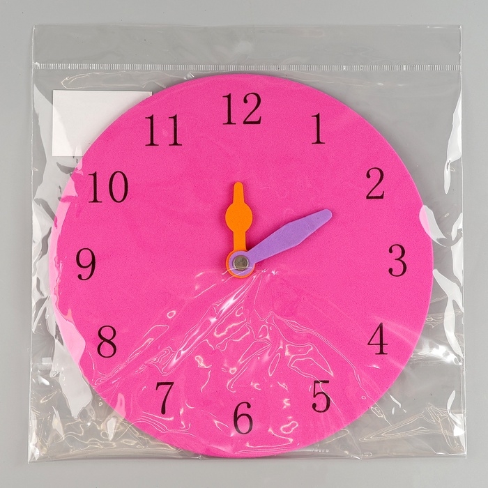 Набор фигурок из EVA "Часы"  МИКС