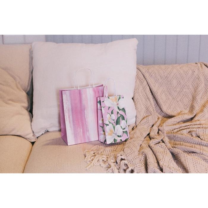 Пакет подарочный крафт, упаковка, «С 8 марта», 12 х 21 х 9 см Пакет подарочный крафт, упаковка, «С 8 марта», 12 х 21 х 9 см