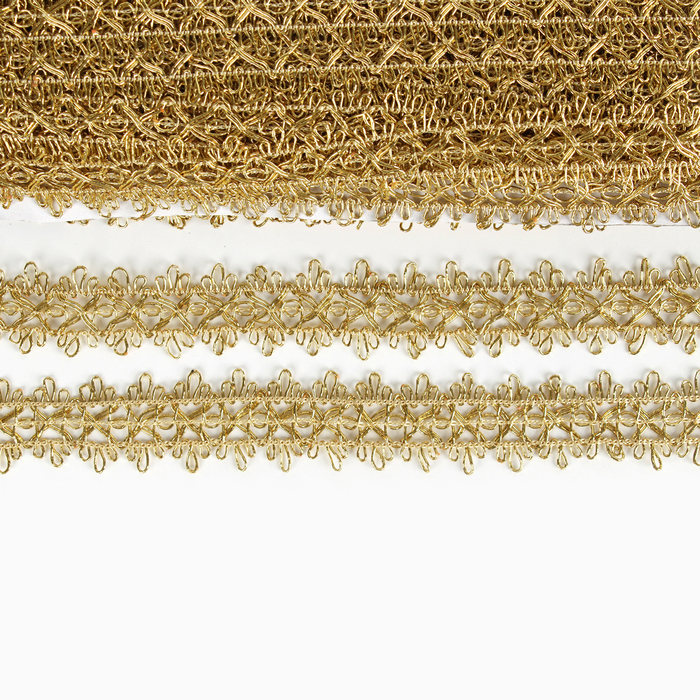 Тесьма цвет золото, ширина 2,6 см, в упаковке 25 метров Тесьма цвет золото, ширина 2,6 см, в упаковке 25 метров