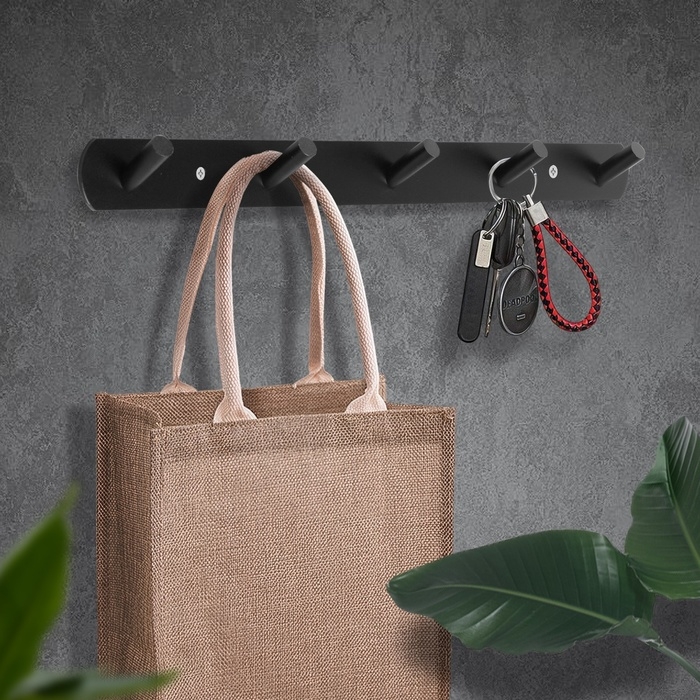 Вешалка CAPPIO CVP001, металлическая, пятирожковая, цвет черный Вешалка CAPPIO CVP001, металлическая, пятирожковая, цвет черный