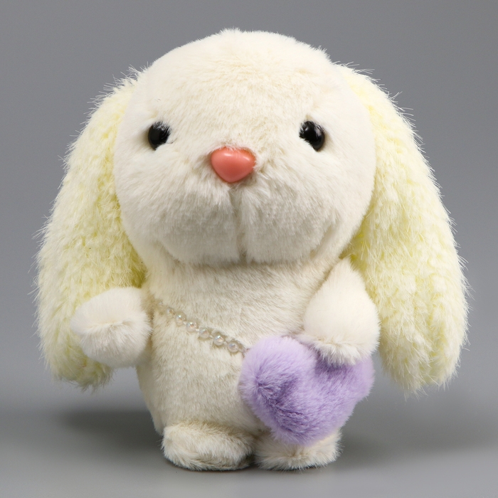 Мягкая игрушка «Зайка», на брелоке, 11 см, цвет белый Мягкая игрушка «Зайка», на брелоке, 11 см, цвет белый