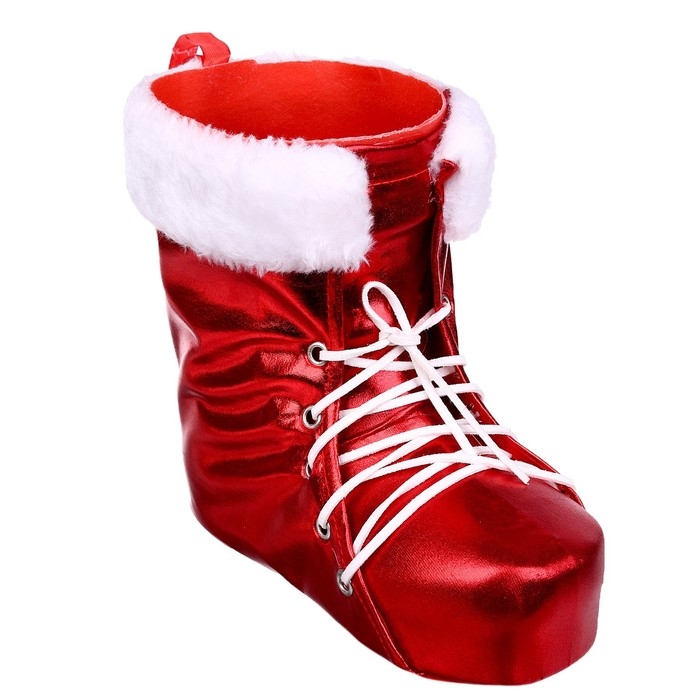 Конфетница «Сапожок», на шнуровке, цвет красный Конфетница «Сапожок», на шнуровке, цвет красный