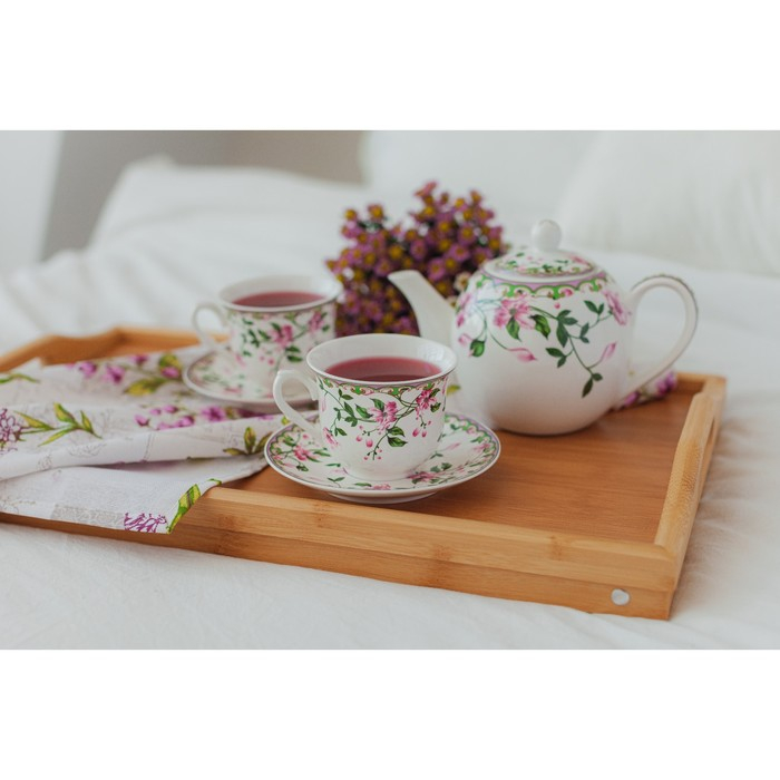 Чайная пара фарфоровая Доляна «Бланко», 2 предмета: чашка 220 мл, блюдце d=14,3 см, цвет белый Чайная пара фарфоровая Доляна «Бланко», 2 предмета: чашка 220 мл, блюдце d=14,3 см, цвет белый