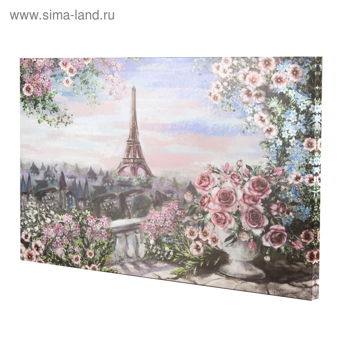 Картина на холсте Картина на холсте "Вид на башню" 60*100 см