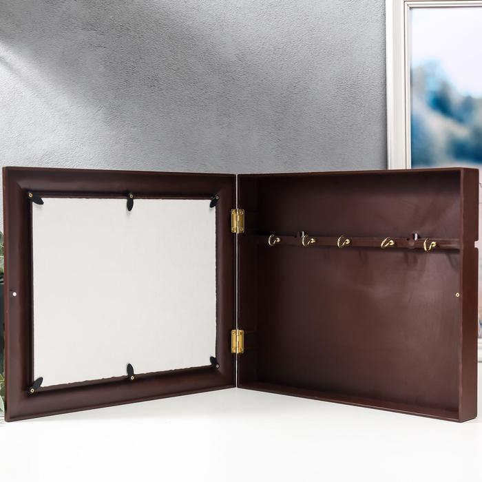 Ключница Ключница "Золотистый мост" Венге 26х31х4,5 см