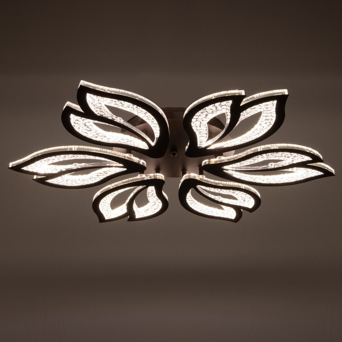 Люстра с ПДУ 1830/6CF LED 156Вт 3000-6000К диммер кофе 66х66х8 см BayerLux