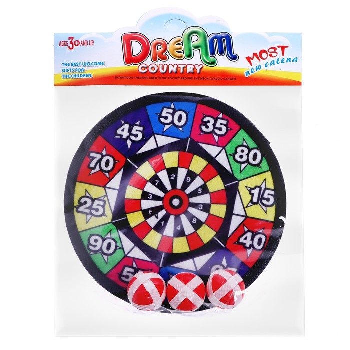 Дартс липучка «Иллюзия», 3 шарика Дартс липучка «Иллюзия», 3 шарика