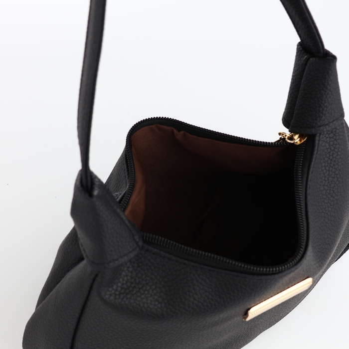 Сумка женская на молнии, цвет чёрный Сумка женская на молнии, цвет чёрный