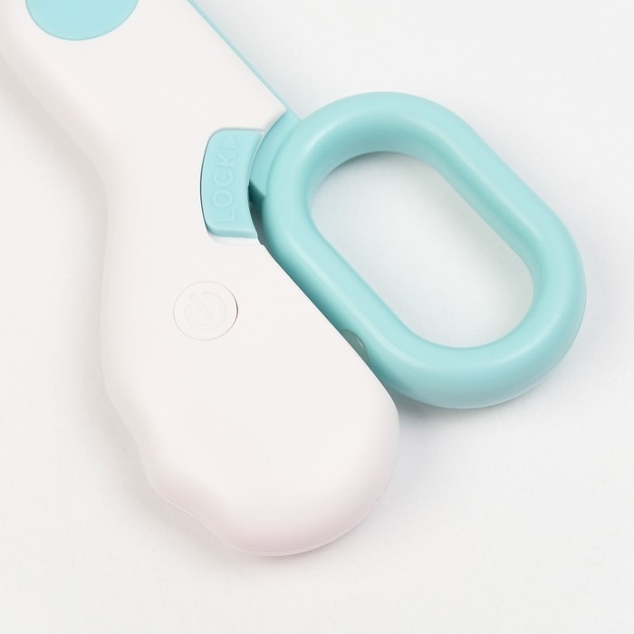 Когтерез - ножницы для животных с LED фонарём, голубой Когтерез - ножницы для животных с LED фонарём, голубой