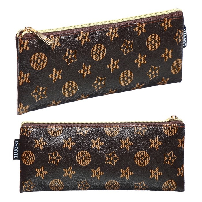 Пенал мягкий, 1 отделение, 90 х 215 х 10 мм, плоский, deVENTE, Monogram, искусственная кожа коричневый 7024445 Пенал мягкий, 1 отделение, 90 х 215 х 10 мм, плоский, deVENTE, Monogram, искусственная кожа коричневый 7024445