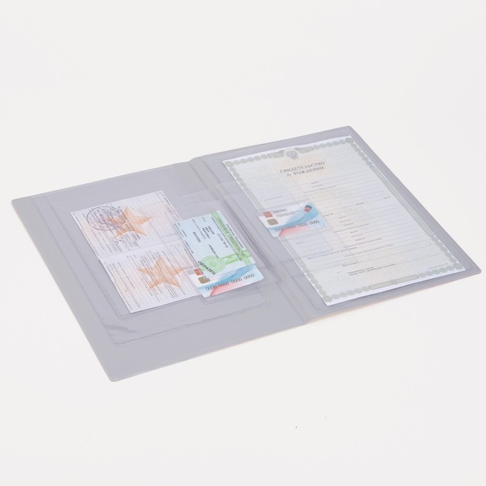 Папка для документов, 1 комплект, цвет оранжевый