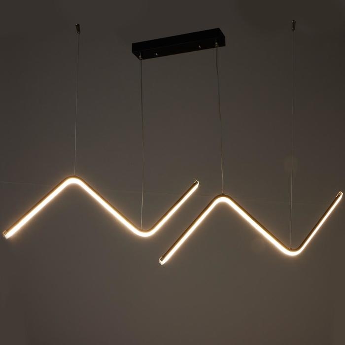 Светильник 1712/2BK LED 60Вт 3000-6000K черный 108х2,3х24-124 см Светильник 1712/2BK LED 60Вт 3000-6000K черный 108х2,3х24-124 см