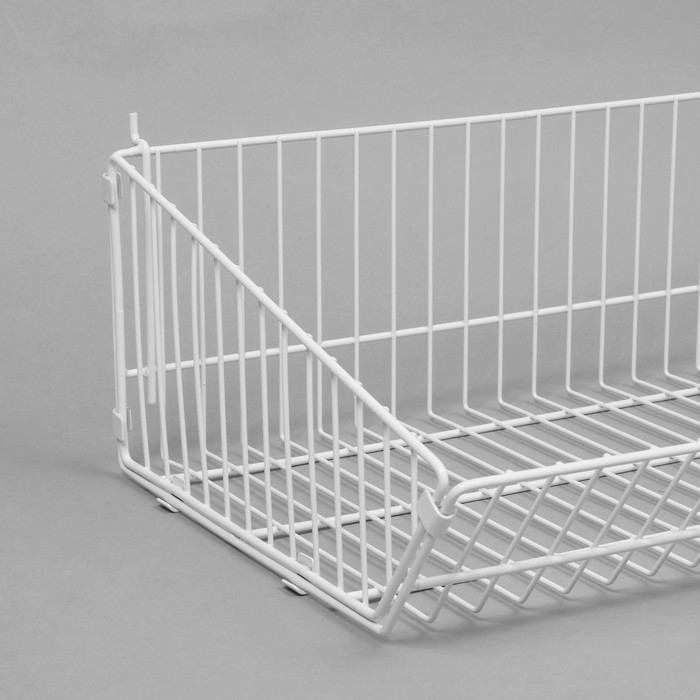 Накопитель разборный на колесах, 5 корзин, 58×53×146 см, цвет белый Накопитель разборный на колесах, 5 корзин, 58×53×146 см, цвет белый