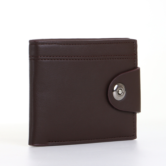 Портмоне мужское на магните, цвет коричневый Портмоне мужское на магните, цвет коричневый