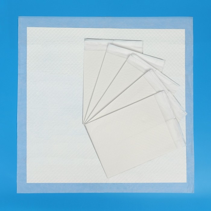 Пеленки для животных шестислойные гелевые, 60 х 60 см, (в наборе 30 шт) Пеленки для животных шестислойные гелевые, 60 х 60 см, (в наборе 30 шт)