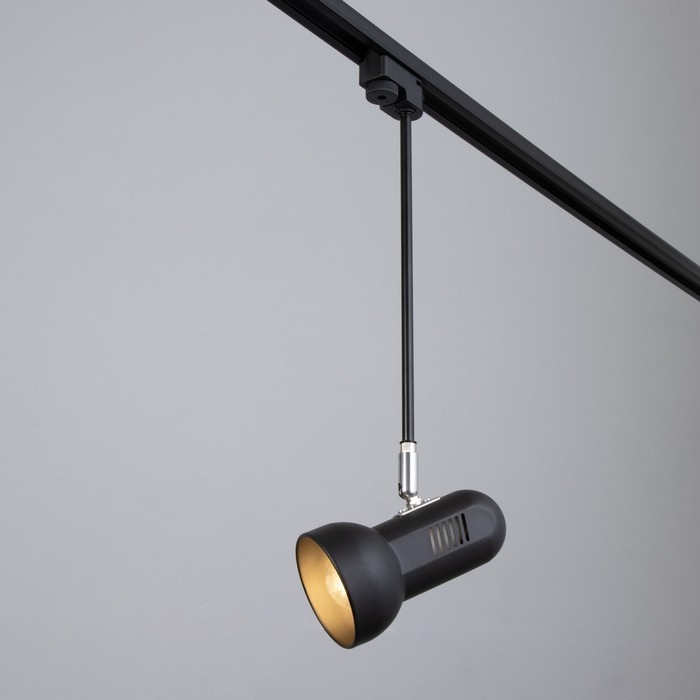 Светильник трековый Светильник трековый "Холли" Е27 40Вт черный 15х9х40см