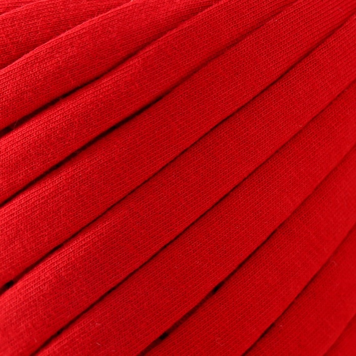 Лицевая трикотажная пряжа 200&plusmn;10 г (Кармин)