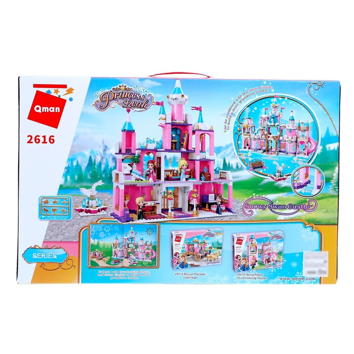 Конструктор Принцессы «Королевский замок», 4 минифигуры и 801 деталь Конструктор Принцессы «Королевский замок», 4 минифигуры и 801 деталь