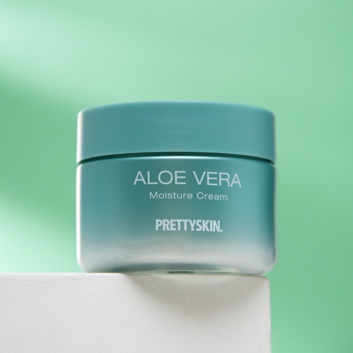 Увлажняющий крем для лица с алоэ вера для нормальной и склонной к сухости кожи «PRETTYSKIN», 60 мл Увлажняющий крем для лица с алоэ вера для нормальной и склонной к сухости кожи «PRETTYSKIN», 60 мл