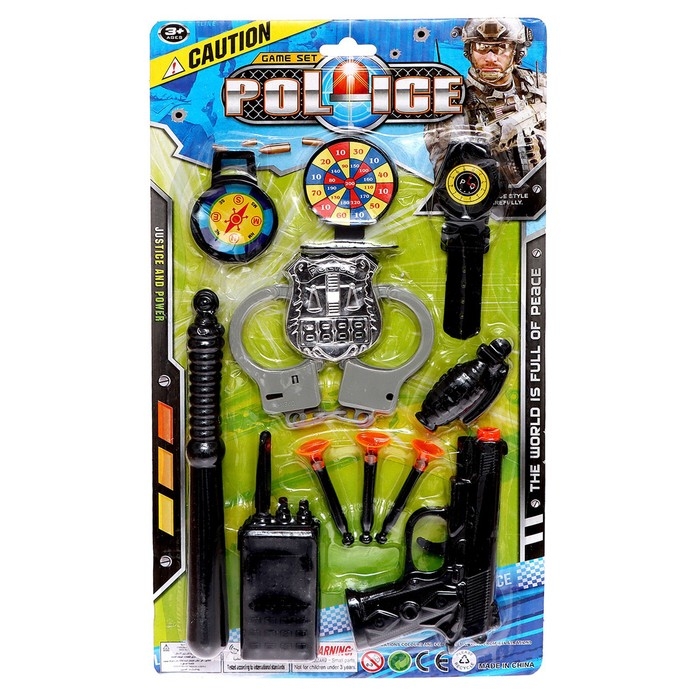 Набор полицейского «Патруль», 12 предметов Набор полицейского «Патруль», 12 предметов