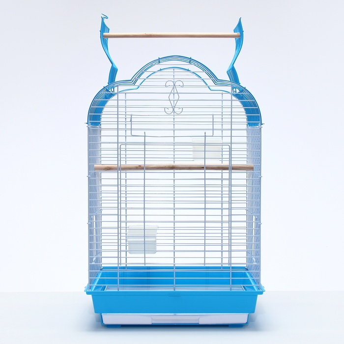 Клетка для птиц Bd-3/1o, раскрывающаяся крыша, 47,5 х 37 х 70 см, голубая (фасовка 6 шт) Клетка для птиц Bd-3/1o, раскрывающаяся крыша, 47,5 х 37 х 70 см, голубая (фасовка 6 шт)