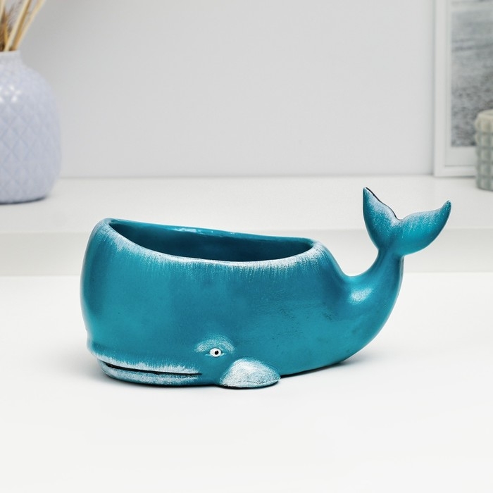 Конфетница "Кит" 22х13см