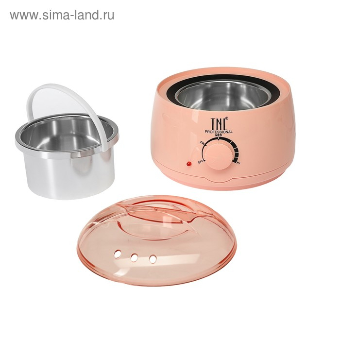 Воскоплав TNL wax 100, баночный 100 Вт, 400 мл, 35-100 ºС, розовый